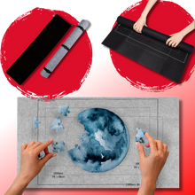 Carica l'immagine nel visualizzatore di Gallery, Tappetino per Puzzle in Feltro Arrotolabile - Ozerty