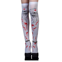 Carica l'immagine nel visualizzatore di Gallery, Calze Compressori con Design Festivi per Halloween -Ombra velenosa - Ozerty