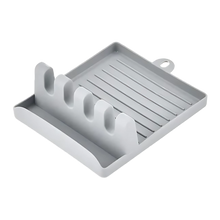 Carica l'immagine nel visualizzatore di Gallery, Porta Spatole Antiscivolo a Quattro Scomparti -Grigio - Ozerty