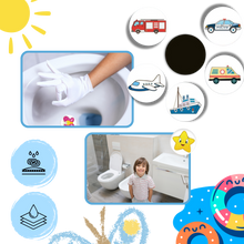 Carica l'immagine nel visualizzatore di Gallery, Adesivi per l'Educazione al Vasino Attivati dal Calore - Ozerty