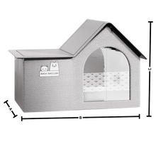 Carica l'immagine nel visualizzatore di Gallery, Cuccia per Gatti Isolata con Rivestimento Termoriflettente - Ozerty