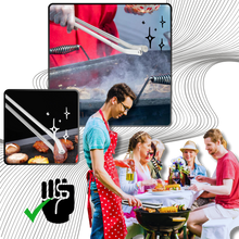 Carica l'immagine nel visualizzatore di Gallery, Pinze per barbecue resistenti al calore - Ozerty