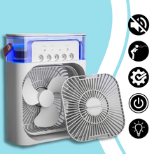 Carica l'immagine nel visualizzatore di Gallery, Condizionatore d'aria portatile piccolo per il raffreddamento idroelettrico - Ozerty