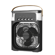 Carica l'immagine nel visualizzatore di Gallery, Condizionatore d'aria portatile piccolo per il raffreddamento idroelettrico -Nero - Ozerty
