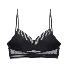 Carica l'immagine nel visualizzatore di Gallery, Reggiseno invisibile in pizzo per uno stile senza cuciture -Nero/SNero/MNero/LNero/XLNero/XXL - Ozerty