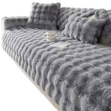 Carica l'immagine nel visualizzatore di Gallery, Lussuoso Copridivano in Poliestere -Grigio chiaro - Ozerty