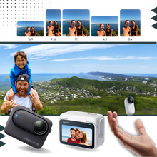 Carica l'immagine nel visualizzatore di Gallery, Telecamera a Mani Libere Insta360 con Montaggio Magnetico - Ozerty