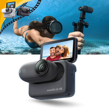 Carica l'immagine nel visualizzatore di Gallery, Telecamera a Mani Libere Insta360 con Montaggio Magnetico - Ozerty