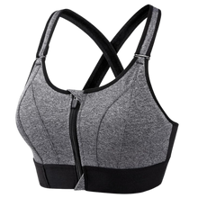 Carica l'immagine nel visualizzatore di Gallery, Reggiseno Sportivo Racerback a Massimo Supporto -Grigio/SGrigio/MGrigio/LGrigio/XLGrigio/2XLGrigio/3XLGrigio/4XLGrigio/5XL - Ozerty