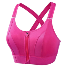 Carica l'immagine nel visualizzatore di Gallery, Reggiseno Sportivo Racerback a Massimo Supporto -Rosso rosa/SRosso rosa/MRosso rosa/LRosso rosa/XLRosso rosa/2XLRosso rosa/3XLRosso rosa/4XLRosso rosa/5XL - Ozerty