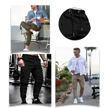 Carica l'immagine nel visualizzatore di Gallery, Pantaloni cargo slim fit da uomo - Ozerty