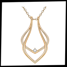 Carica l'immagine nel visualizzatore di Gallery, Ciondolo Porta Anelli Minimalista - Ozerty, 2 in 1 supporto ad anello per telefono - Ozerty