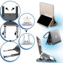 Carica l'immagine nel visualizzatore di Gallery, Supporto Verticale Multifunzionale per Computer Portatile - Ozerty