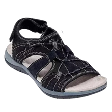 Carica l'immagine nel visualizzatore di Gallery, Sandali antiscivolo con supporto ortopedico -Nero - Ozerty