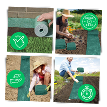 Carica l'immagine nel visualizzatore di Gallery, Tappetino di semi di erba verde a fissaggio rapido - Ozerty