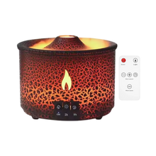 Carica l'immagine nel visualizzatore di Gallery, Umidificatore a vulcano rilassante -Nero - Ozerty