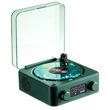 Carica l'immagine nel visualizzatore di Gallery, Lettore di Vinili Retrò -Verde scuro - Ozerty