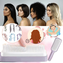 Carica l'immagine nel visualizzatore di Gallery, Spazzola per Capelli Autopulente con Massaggio al Cuoio Capelluto - Ozerty