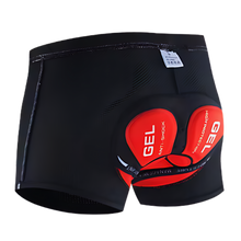 Carica l'immagine nel visualizzatore di Gallery, Pantaloncino da bici imbottito senza cuciture -Rosso/XSRosso/SRosso/MRosso/LRosso/XLRosso/2XLRosso/3XLRosso/4XL - Ozerty