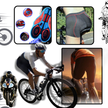 Carica l'immagine nel visualizzatore di Gallery, Pantaloncino da bici imbottito senza cuciture - Ozerty