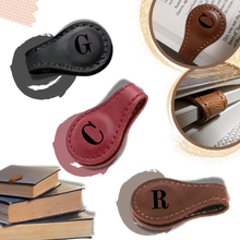 Carica l'immagine nel visualizzatore di Gallery, Elegante segnalibro personalizzato in pelle magnetica - Ozerty