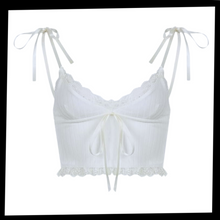Carica l'immagine nel visualizzatore di Gallery, Morbido top in pizzo alla moda - Ozerty