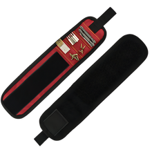 Carica l'immagine nel visualizzatore di Gallery, Polsini magnetici in forte tessuto Oxford -Rosso - Ozerty