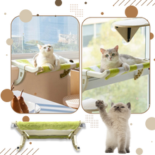 Carica l'immagine nel visualizzatore di Gallery, Amaca da Finestra per Gatti Installazione senza Attrezzi - Ozerty