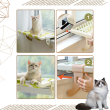 Carica l'immagine nel visualizzatore di Gallery, Amaca da Finestra per Gatti Installazione senza Attrezzi - Ozerty