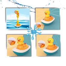 Carica l'immagine nel visualizzatore di Gallery, Giocattolo da bagno a triplo spruzzo con anatre - Ozerty