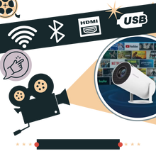 Carica l'immagine nel visualizzatore di Gallery, Proiettore Ultra HD Schermo Magico - Ozerty