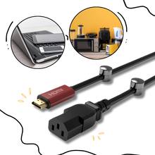 Carica l'immagine nel visualizzatore di Gallery, Organizzatore Universale di Cavi da Scrivania - Ozerty