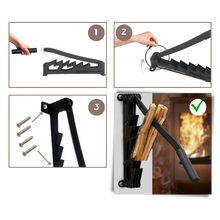 Carica l'immagine nel visualizzatore di Gallery, Spaccalegna da parete per legna da ardere - Ozerty