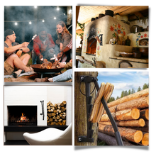 Carica l'immagine nel visualizzatore di Gallery, Spaccalegna da parete per legna da ardere - Ozerty