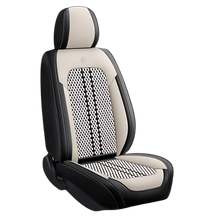 Carica l'immagine nel visualizzatore di Gallery, Protezione impermeabile per sedili auto -Bianco Bordo nero - Ozerty