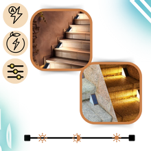 Carica l'immagine nel visualizzatore di Gallery, Luci solari impermeabili per gradini - Ozerty