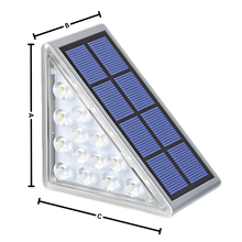 Carica l'immagine nel visualizzatore di Gallery, Luci solari impermeabili per gradini - Ozerty