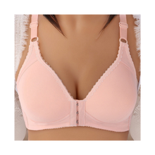 Carica l'immagine nel visualizzatore di Gallery, Reggiseno push up senza fili per taglie forti -Rosa chiaro Tocco Delicato - Ozerty