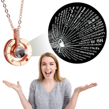 Carica l'immagine nel visualizzatore di Gallery, "Jeg elsker dig"-halskæde på 100 sprog - Ozerty