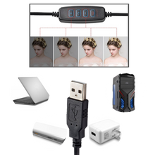 Carica l&#39;immagine nel visualizzatore di Gallery, Luce ad anello a LED da 16 cm con supporto - Ozerty
