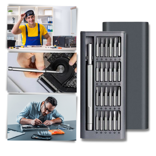 Set di cacciaviti di precisione 24 in 1 - Ozerty