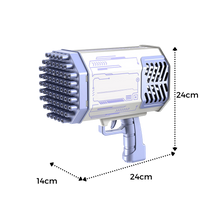 Carica l&#39;immagine nel visualizzatore di Gallery, Soffiatore di bolle a 69 fori bazooka - Ozerty
