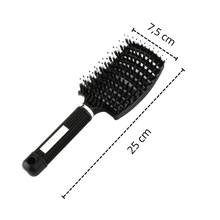 Carica l&#39;immagine nel visualizzatore di Gallery, Spazzola per capelli massaggiante in setola di cinghiale - Ozerty
