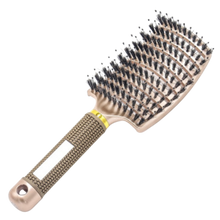 Carica l&#39;immagine nel visualizzatore di Gallery, Spazzola per capelli massaggiante in setola di cinghiale
