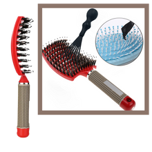Carica l&#39;immagine nel visualizzatore di Gallery, Spazzola per capelli massaggiante in setola di cinghiale - Ozerty
