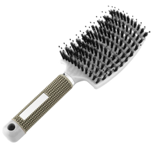 Carica l&#39;immagine nel visualizzatore di Gallery, Spazzola per capelli massaggiante in setola di cinghiale
