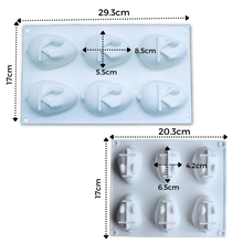 Carica l&#39;immagine nel visualizzatore di Gallery, Stampo per torta in silicone mini coniglietto - Ozerty
