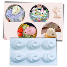 Carica l&#39;immagine nel visualizzatore di Gallery, Stampo per torta in silicone mini coniglietto - Ozerty
