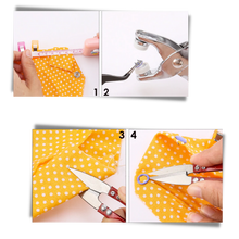 Carica l&#39;immagine nel visualizzatore di Gallery, Confezione con bottone a pressione e pinza - Ozerty
