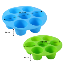 Carica l&#39;immagine nel visualizzatore di Gallery, Vassoio rotondo per cupcake in silicone - Ozerty
